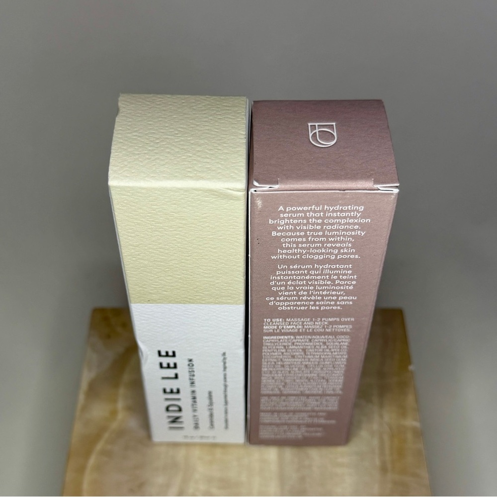 Luxury Brightening Barrier Care & Rose Inc Radiant Reveal Indie Lee Ceramide Oil - Picture 3 of 4
